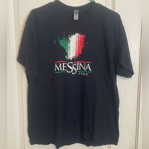 Messina Italy Black Norwegian Cruise Lines Tee